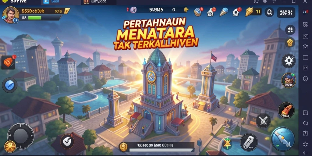 Tampilan menarik dari gameplay 55FIVE yang menegangkan.