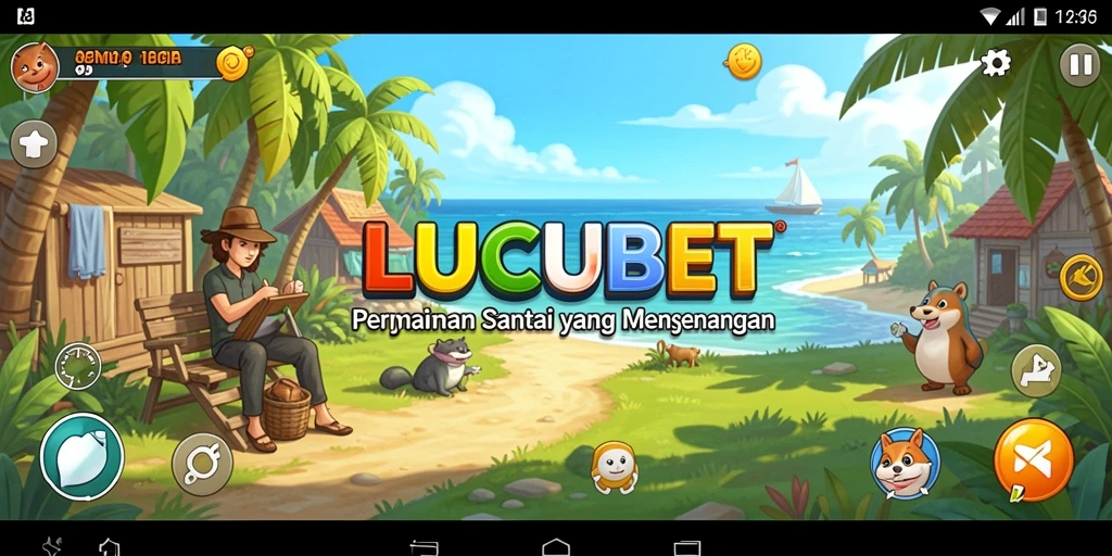 Tangkapan layar gameplay LUCUBET yang menunjukkan keseruan permainan santai.