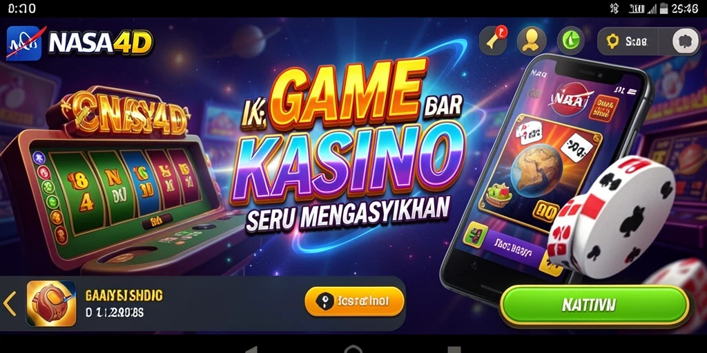 Tampilan gameplay menarik dari game Kasino NASA4D.