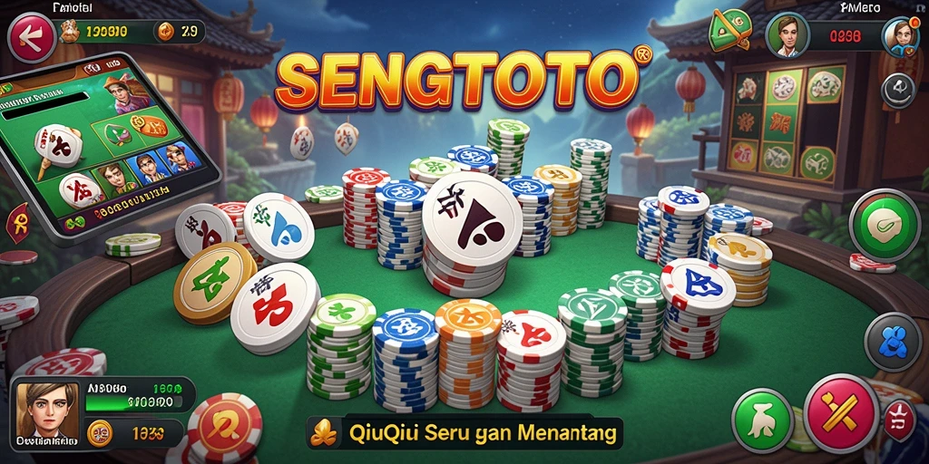 Tampilan gameplay seru dari SENGTOTO QiuQiu.