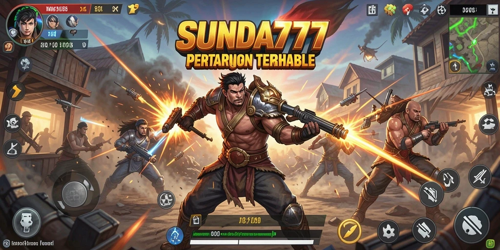 Tampilkan aksi mendebarkan dalam gameplay Battle Royale SUNDA777.