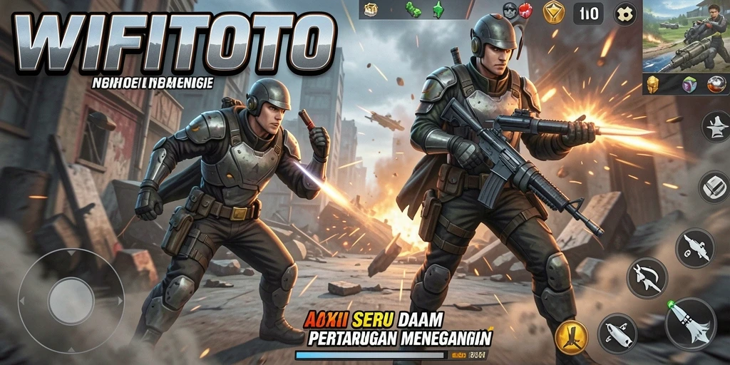 Tampilan gameplay seru dari WIFITOTO yang penuh aksi.